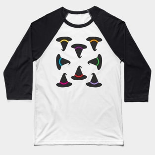 Witch Hats Colors - Halloween Lover Sticker pack Baseball T-Shirt